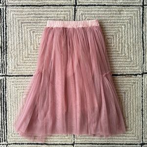 Mauve tulle skirt
